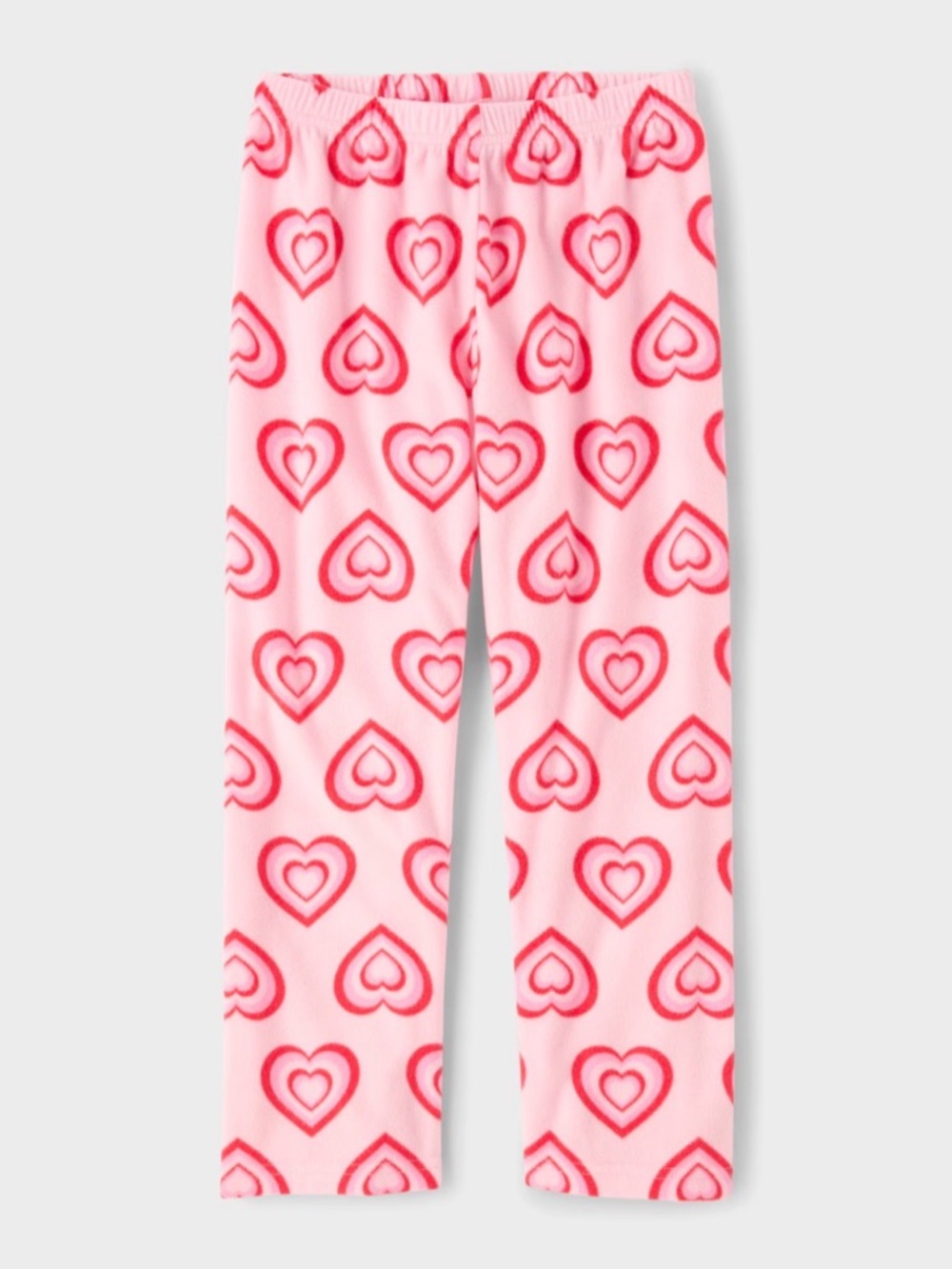 Kids Pink Heart Print Micro-fleece  Pajama Pants | NWT!